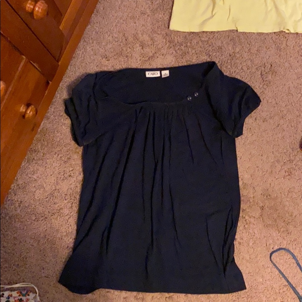 Navy Blouse